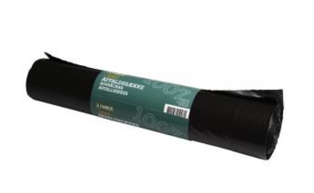 PLASTSEKKER DK 120L SORT