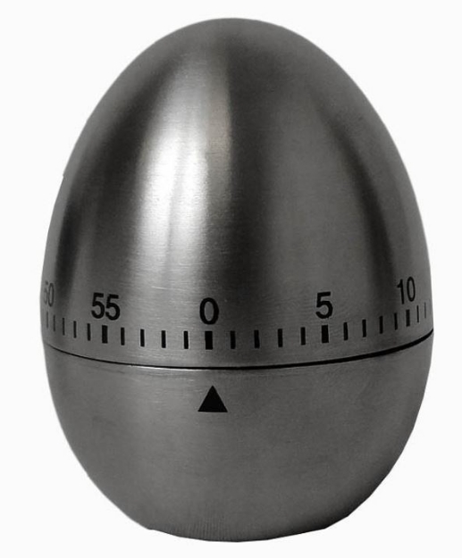 TIMER EGG SØLV