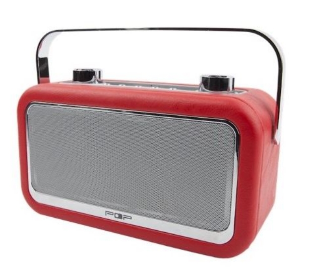 RADIO VINTAGE BT RØD