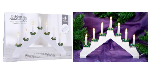 LYSESTAKE 7 LEDLYS HVIT