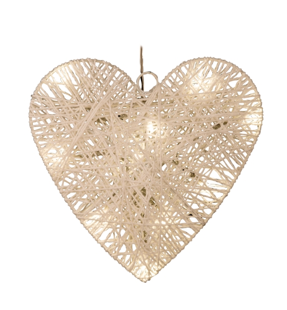 HJERTE PAPIRTRÅD HENGENDE