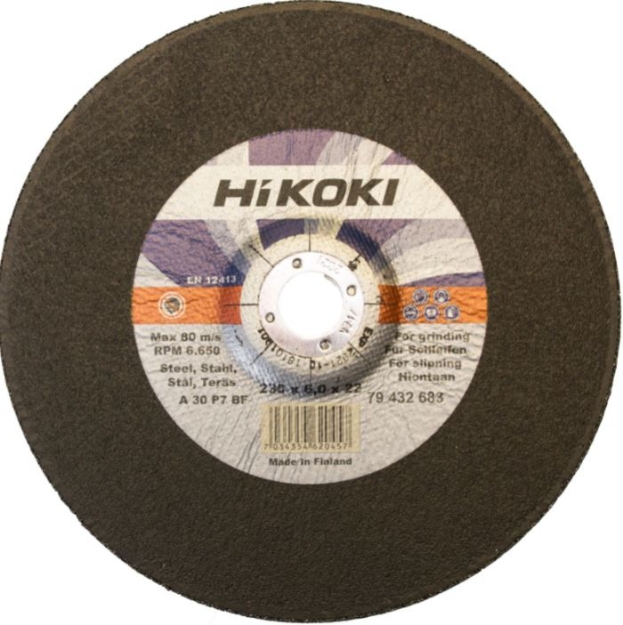 SLIPESKIVE STÅL 125X6MM