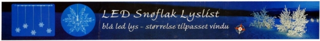 TAKHENG NOR SNØFLAK LYSLIST