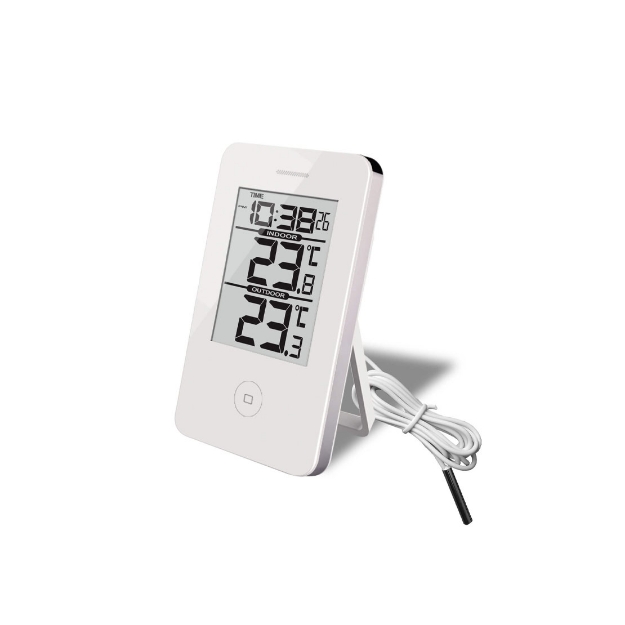 TERMOMETER INNE/UTE KLOKKE