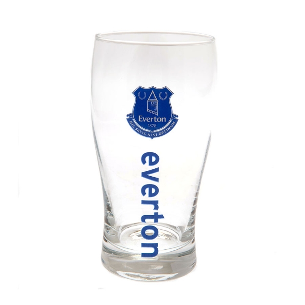 EVERTON FC TULIP PINT GLASS