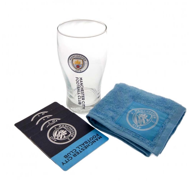 MANCHESTER CITY FC MINI BAR SET