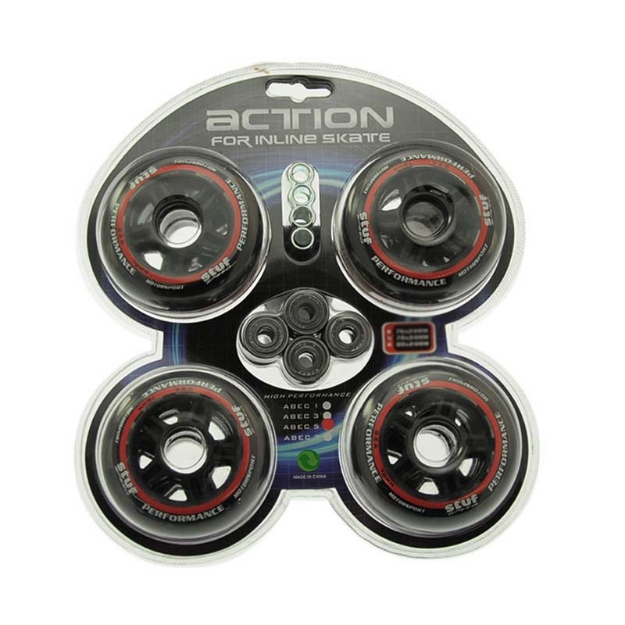 HJUL SETT STUF 80A  ABEC 3