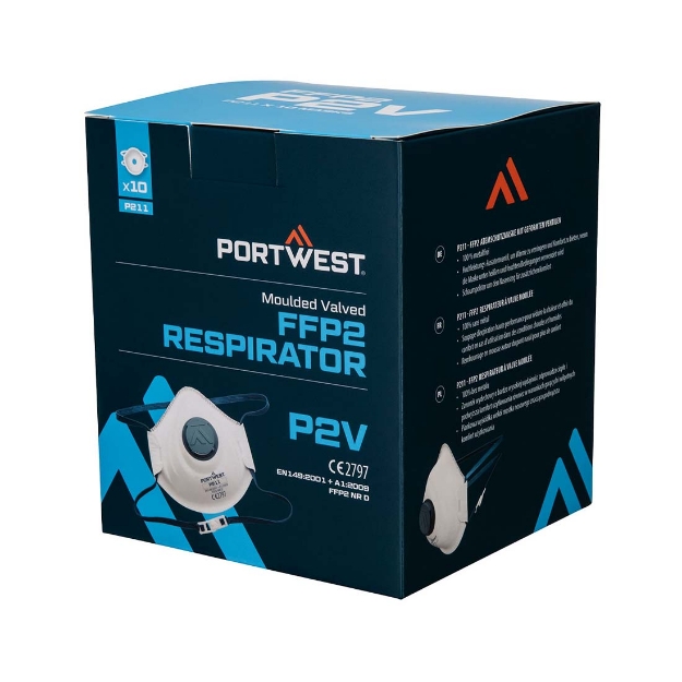 PORTWEST STØVMASKE MED VENTIL