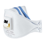 STØVMASKE 3M M/VENTIL FINSTØV