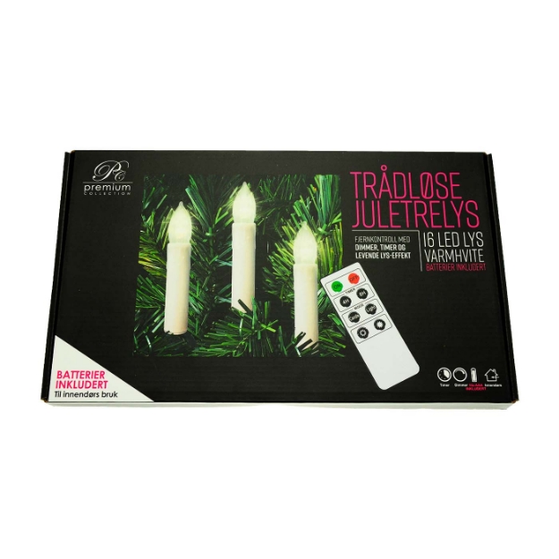 JULETRELYS 16 TRÅDLØS 