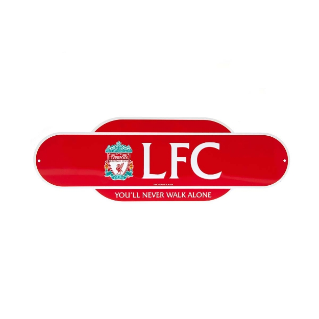 LIVERPOOL FC COLOUR RETRO SIGN