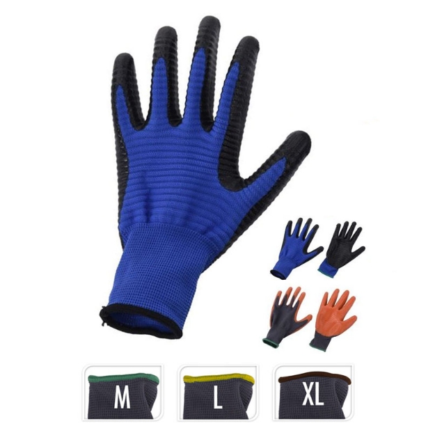 ARBEIDSHANSKER POLYESTER/NITRILE